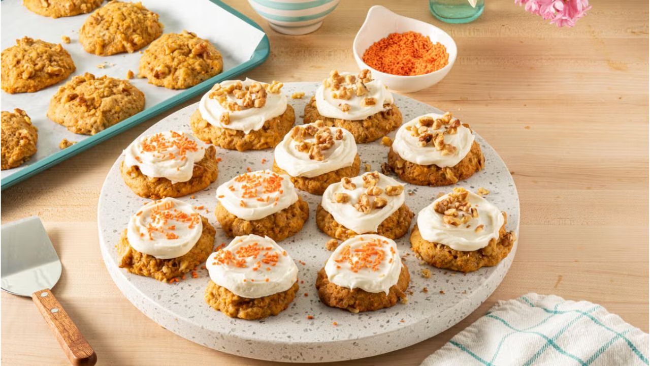 Perfectly Soft Carrot Cake Cookies
